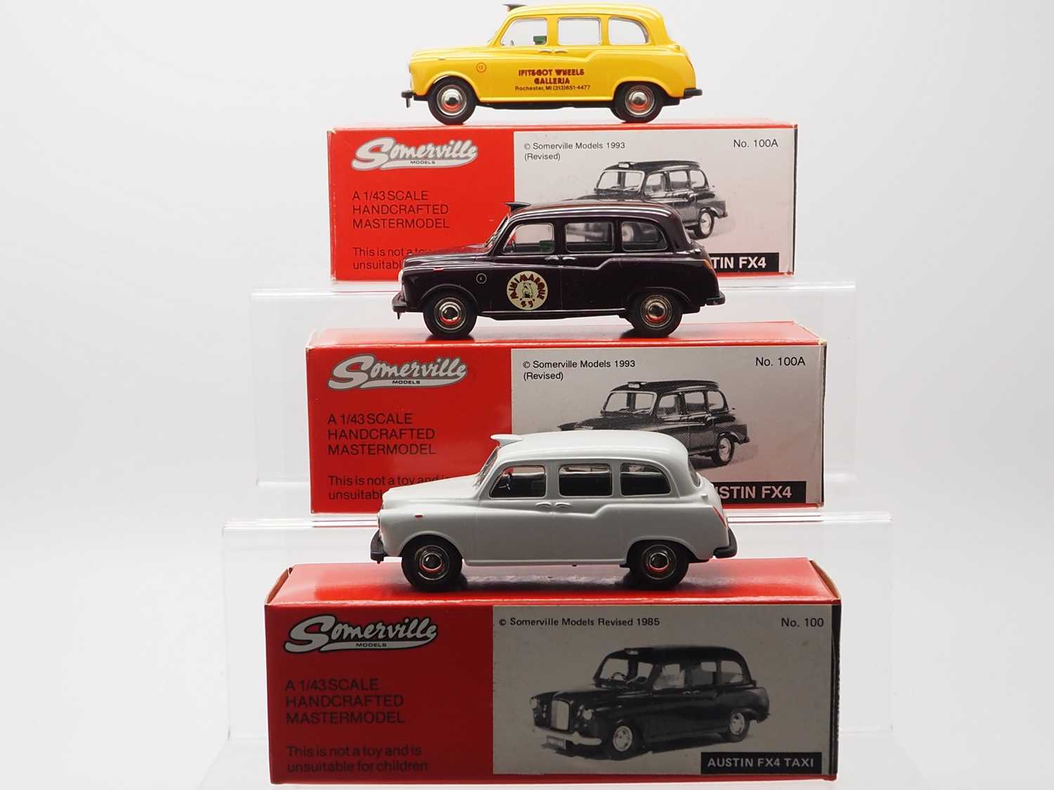 Lot 69 - A group of hand built 1:43 scale white metal...
