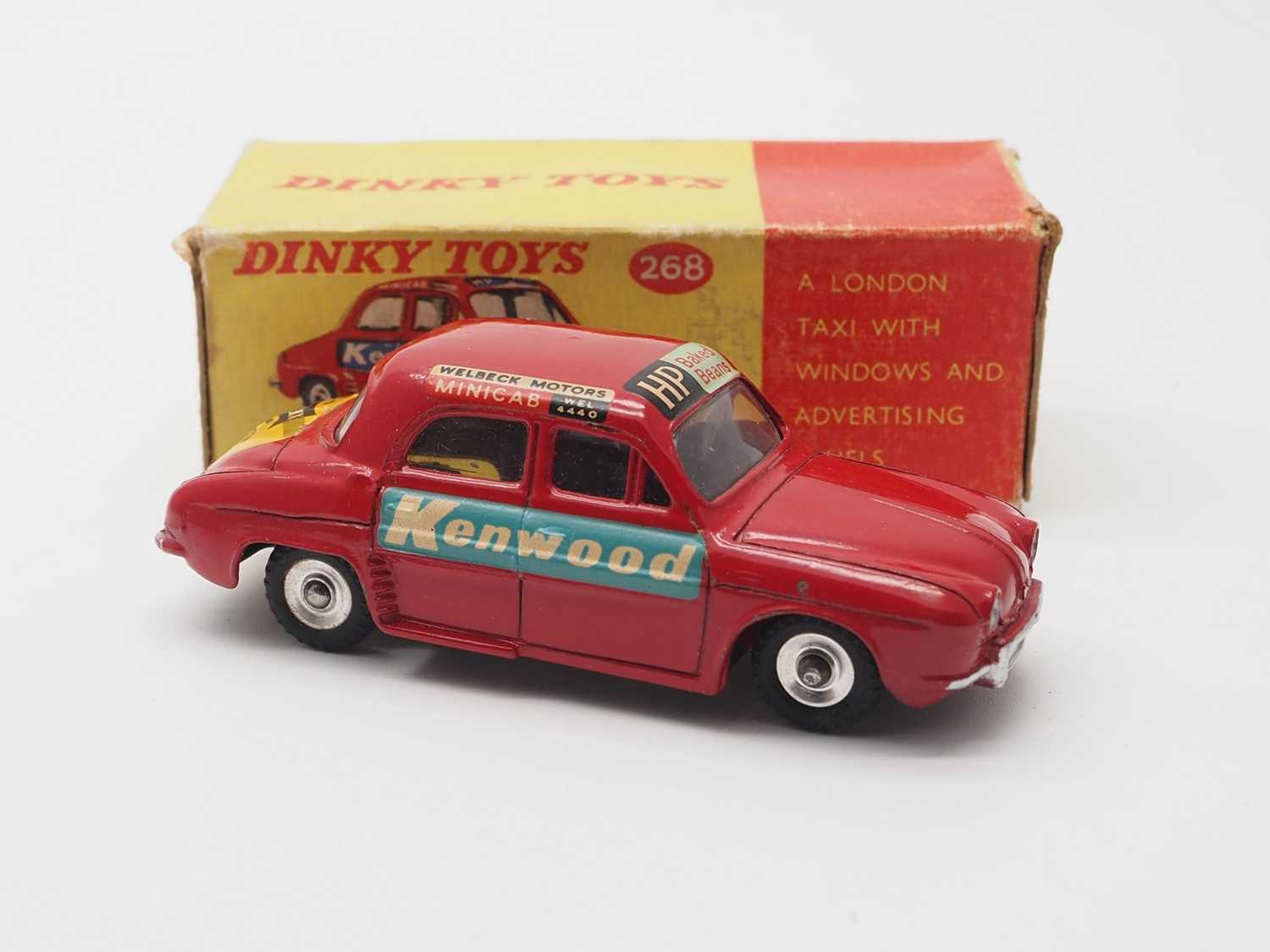 Lot 80 - A DINKY No 268 Renault Dauphine Minicab - red...