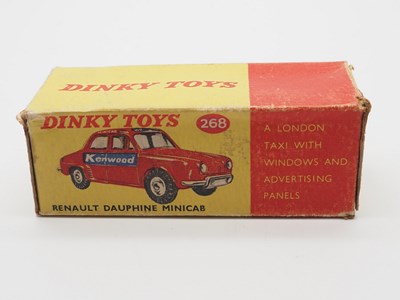 Lot 80 - A DINKY No 268 Renault Dauphine Minicab - red...