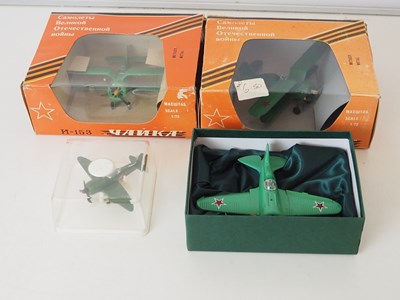 Lot 103 - A group of Russian diecast military aircraft...