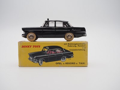 Lot 144 - A FRENCH DINKY No 546, Opel Rekord Taxi, black...