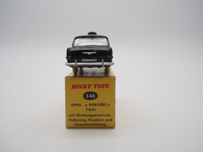 Lot 144 - A FRENCH DINKY No 546, Opel Rekord Taxi, black...