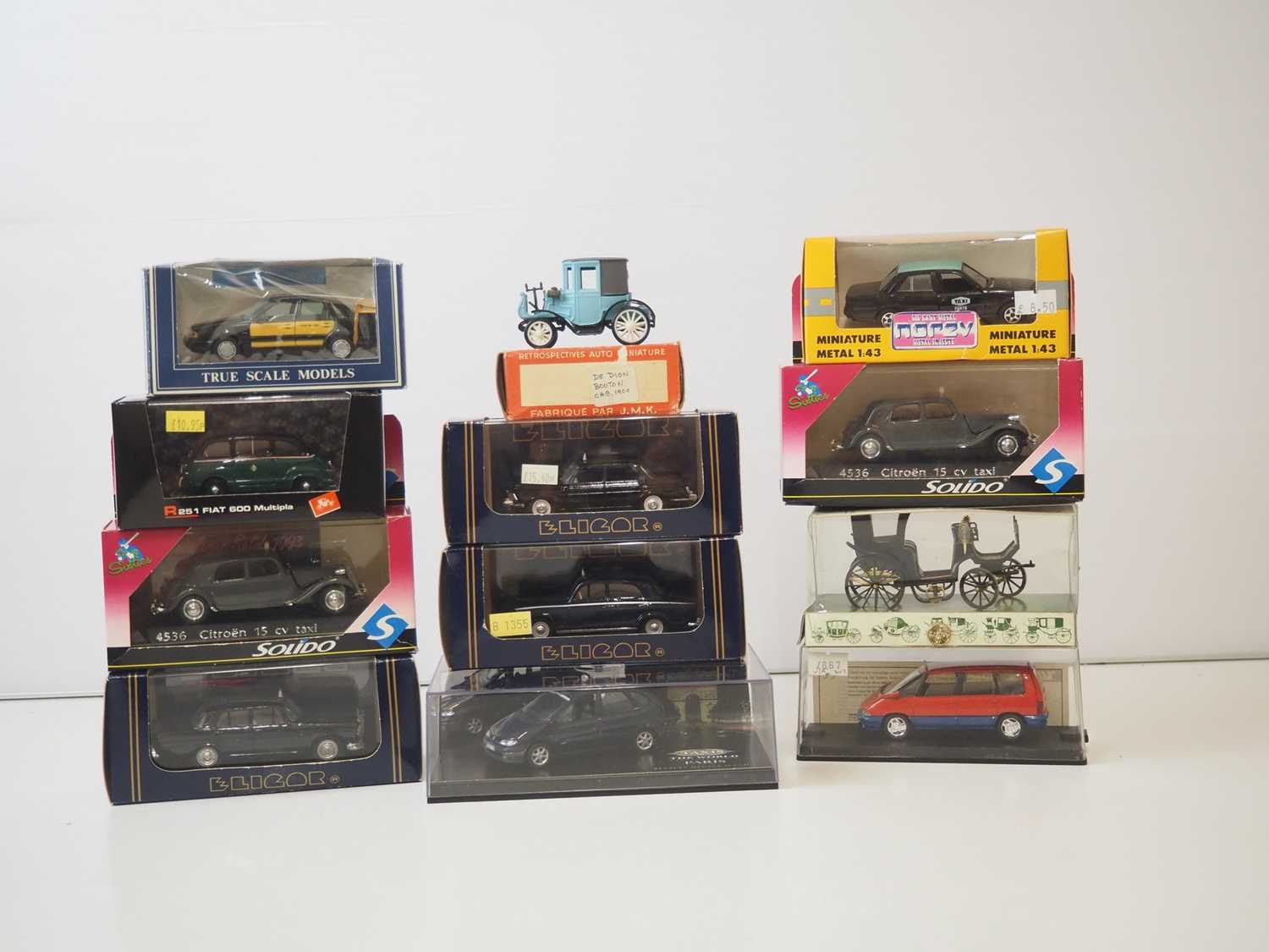 Lot 154 - A group of 1:43 scale models to include SOLIDO,...