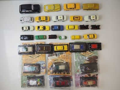 Lot 158 - A large mixed group of diecast Taxis to...