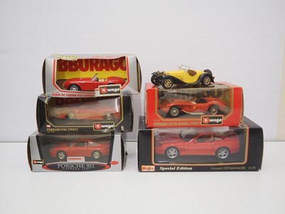 Lot 167 - A group of 1:24 scale diecast sports cars by...