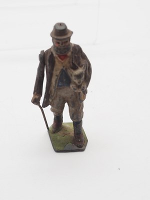 Lot 193 - A mixed group of hand painted lead figures,...
