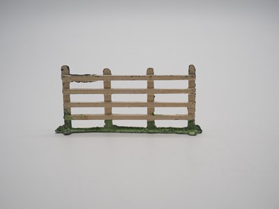 Lot 202 - A mixed group of pre war lead farm animals,...