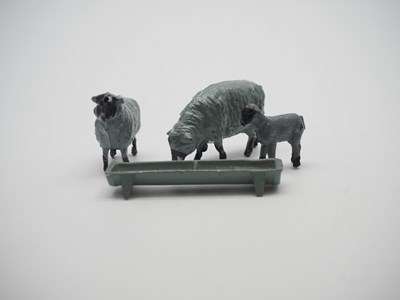 Lot 202 - A mixed group of pre war lead farm animals,...