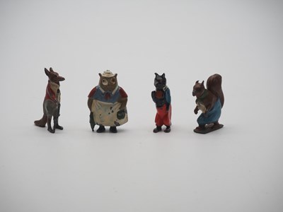 Lot 202 - A mixed group of pre war lead farm animals,...