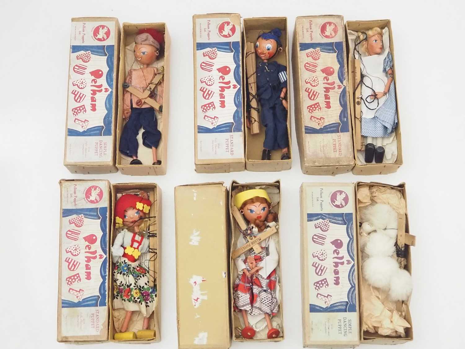 Lot 217 - A group of mixed original PELHAM PUPPETS...