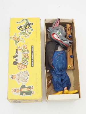 Lot 219 - An original PELHAM PUPPET SL Wolf in a large...