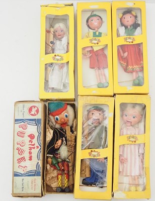 Lot 221 - A group of original PELHAM PUPPETS mostly in...
