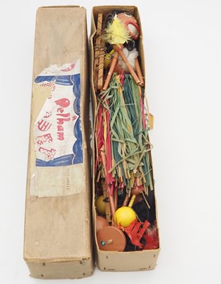 Lot 222 - A pair of original Wonky Toys PELHAM PUPPET...
