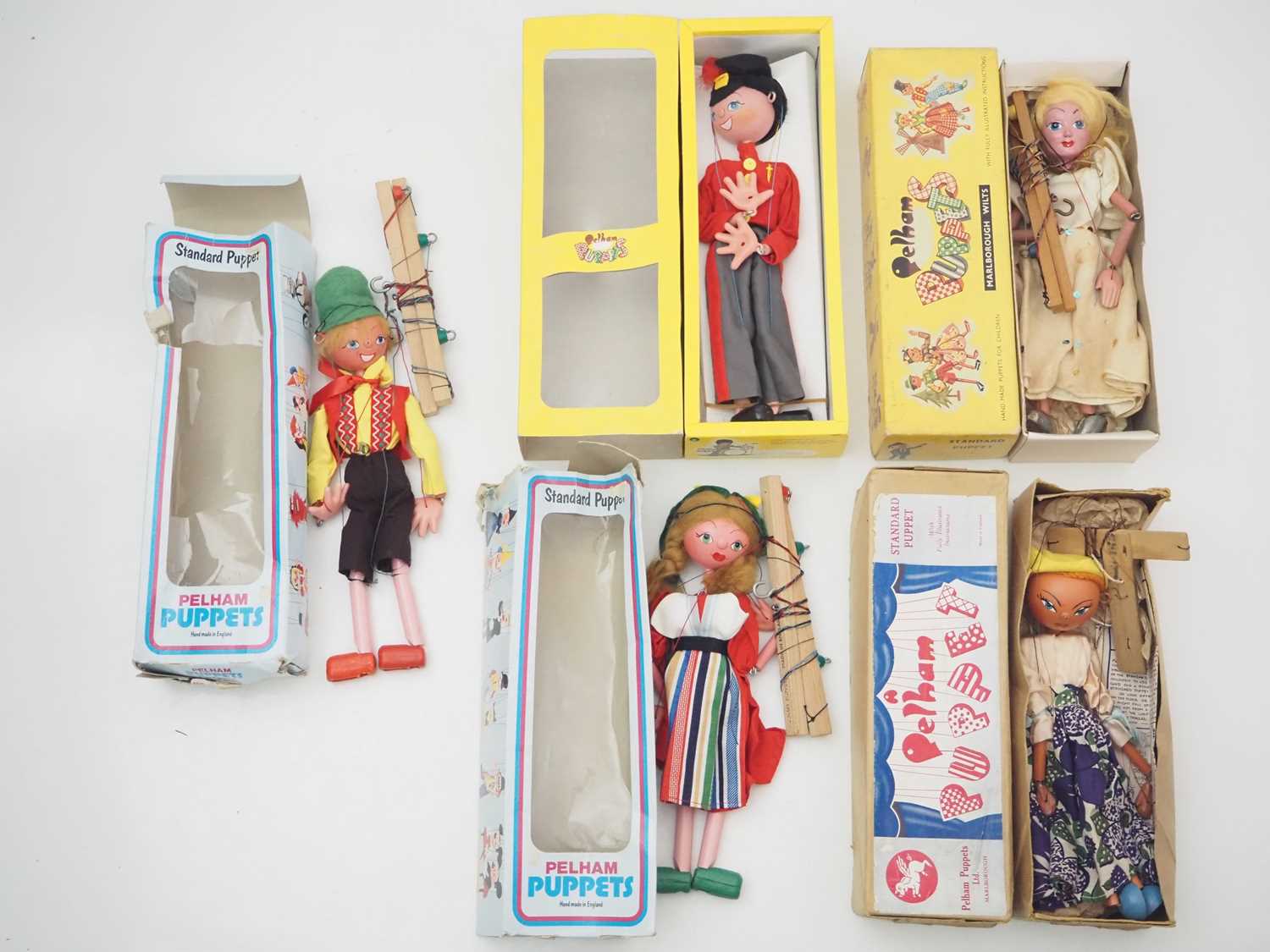 Lot 232 - A group of original PELHAM PUPPETS comprising...