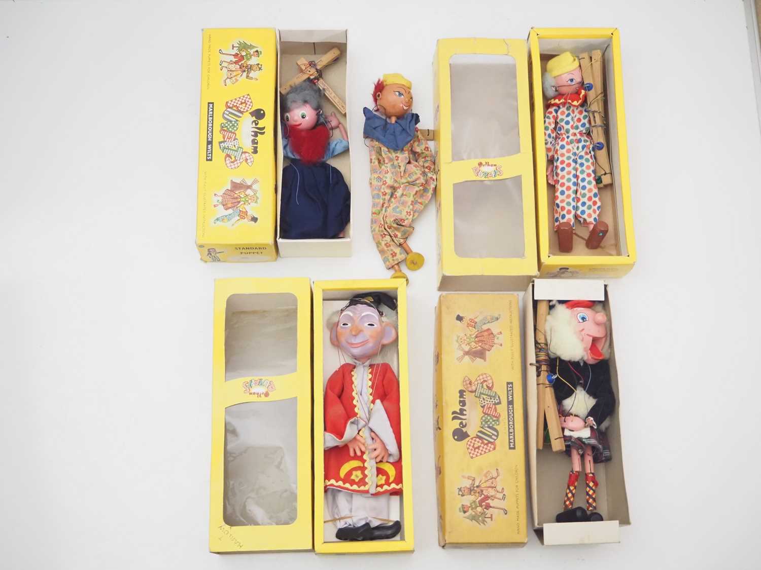 Lot 240 - A mixed group of original PELHAM PUPPETS...