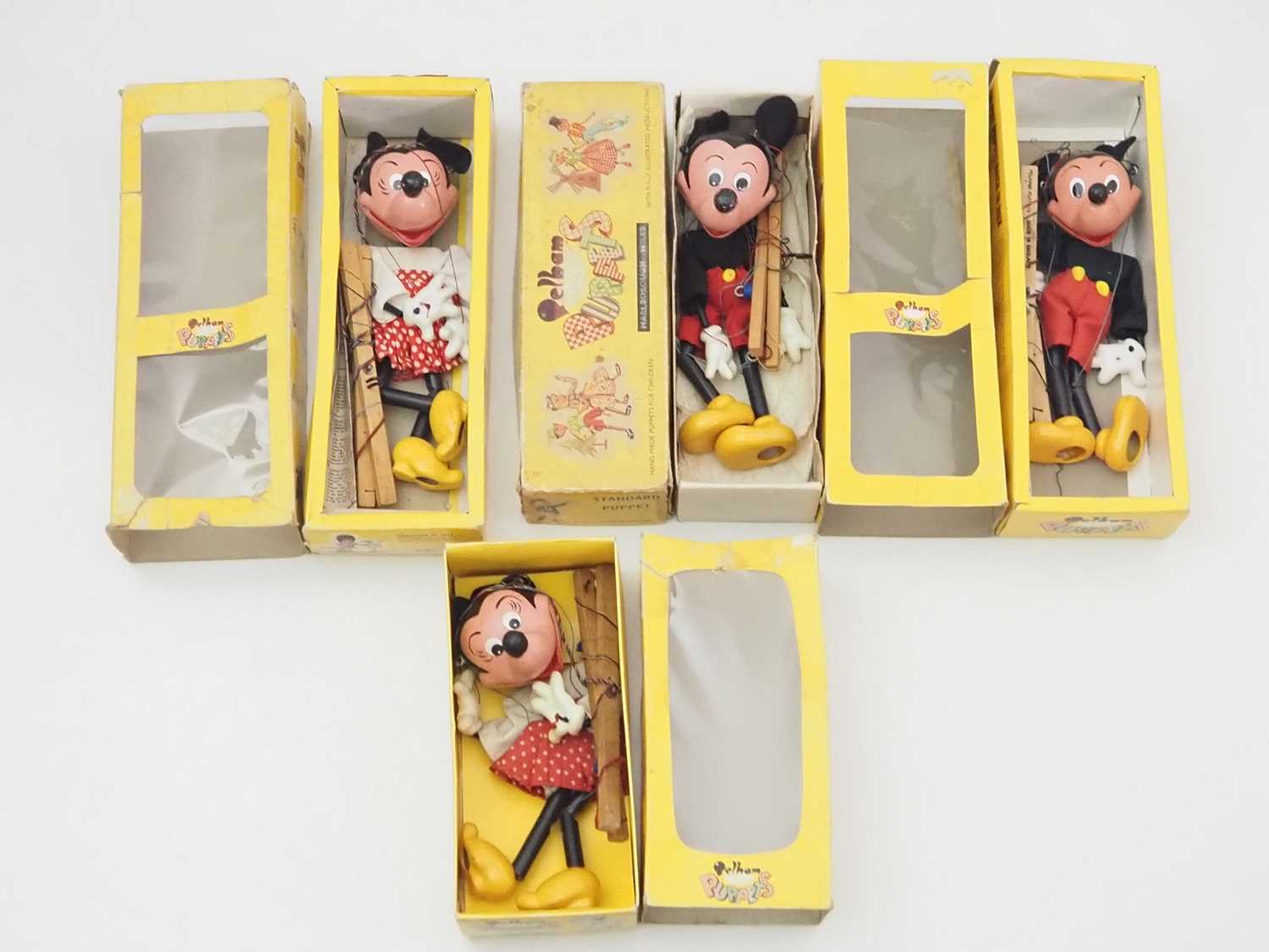 Lot 248 - A group of DISNEY PELHAM PUPPETS comprising