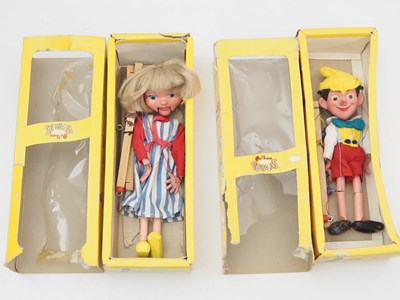 Lot 256 - A pair of vintage PELHAM PUPPETS comprising an...