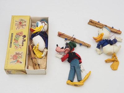 Lot 257 - A group of DISNEY PELHAM PUPPETS comprising...