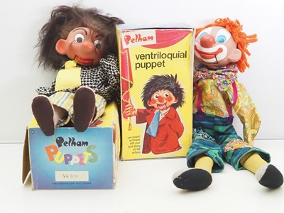 Lot 263 - A pair of vintage PELHAM PUPPET vent puppets...