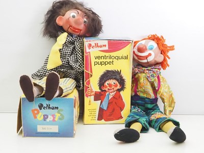 Lot 263 - A pair of vintage PELHAM PUPPET vent puppets...