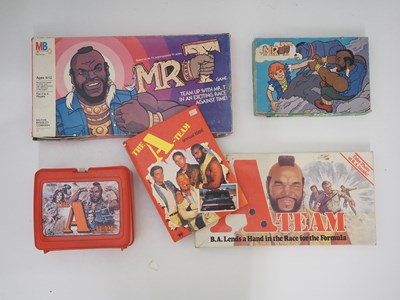 Lot 280 - A group of 'The A-Team' and 'Mr T' board games...