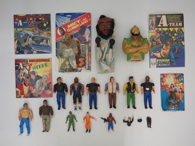 Lot 281 - A group of 'The A-Team' and 'Mr T' figures and...