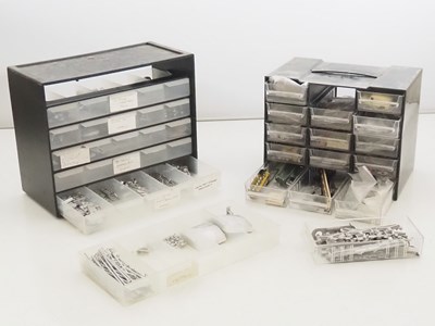 Lot 308 - A large quantity of N gauge whitemetal...
