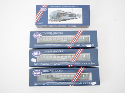 Lot 319 - A group of NMJ TOPLINE MODELS Norwegian...