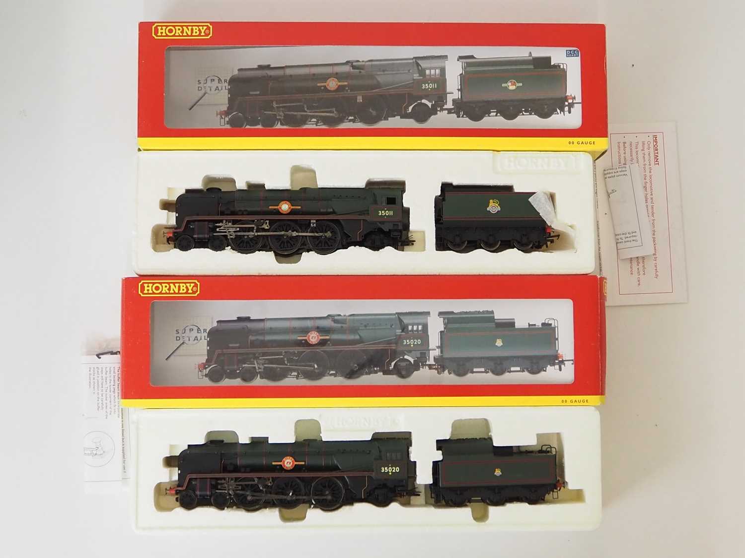 Lot 328 - A pair of HORNBY OO gauge Merchant Navy