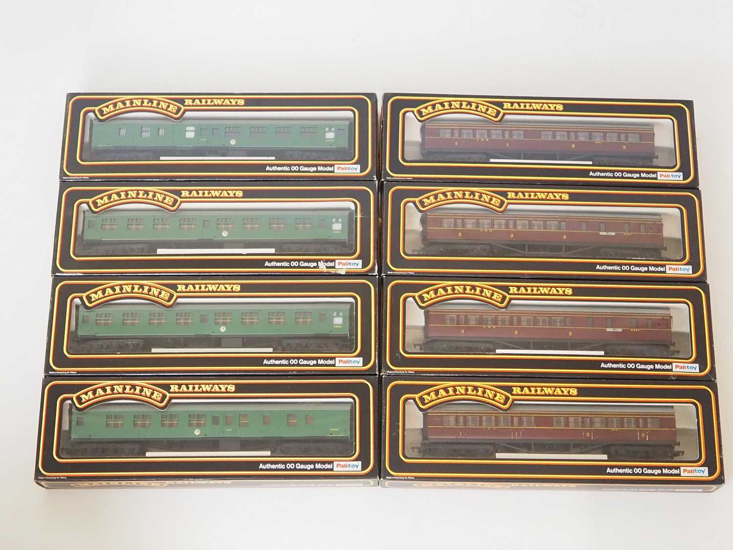 Lot 341 - A group of MAINLINE passenger coaches in LMS...