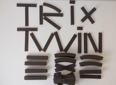 Lot 342 - A quantity of TRIX TWIN OO gauge 3-rail track -...