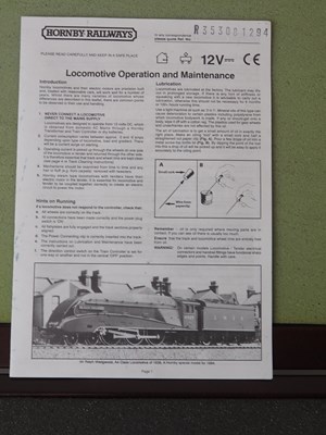 Lot 345 - A HORNBY OO gauge R204 'Bittern' cased triple...