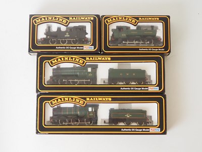 Lot 354 - A group of MAINLINE OO gauge steam locomotives,...