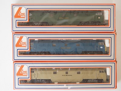 Lot 358 - A group of LIMA OO gauge Western Class diesel...