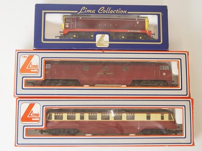 Lot 359 - A group of LIMA OO gauge diesel locomotives,...