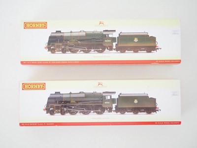 Lot 365 - A pair of HORNBY OO gauge steam locomotives,...