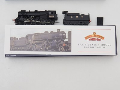 Lot 378 - A pair of BACHMANN OO gauge Ivatt steam...