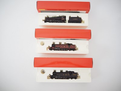 Lot 384 - A group of HORNBY OO gauge steam locomotives,...