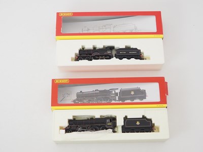 Lot 385 - A pair of HORNBY OO gauge steam locomotives,...