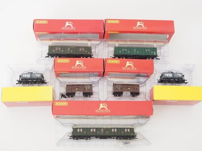 Lot 393 - A group of HORNBY OO gauge rolling stock,...