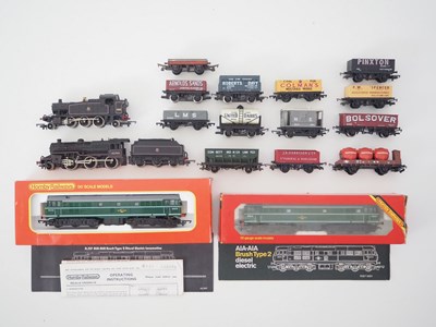 Lot 394 - A group of HORNBY and LIMA OO gauge rolling...