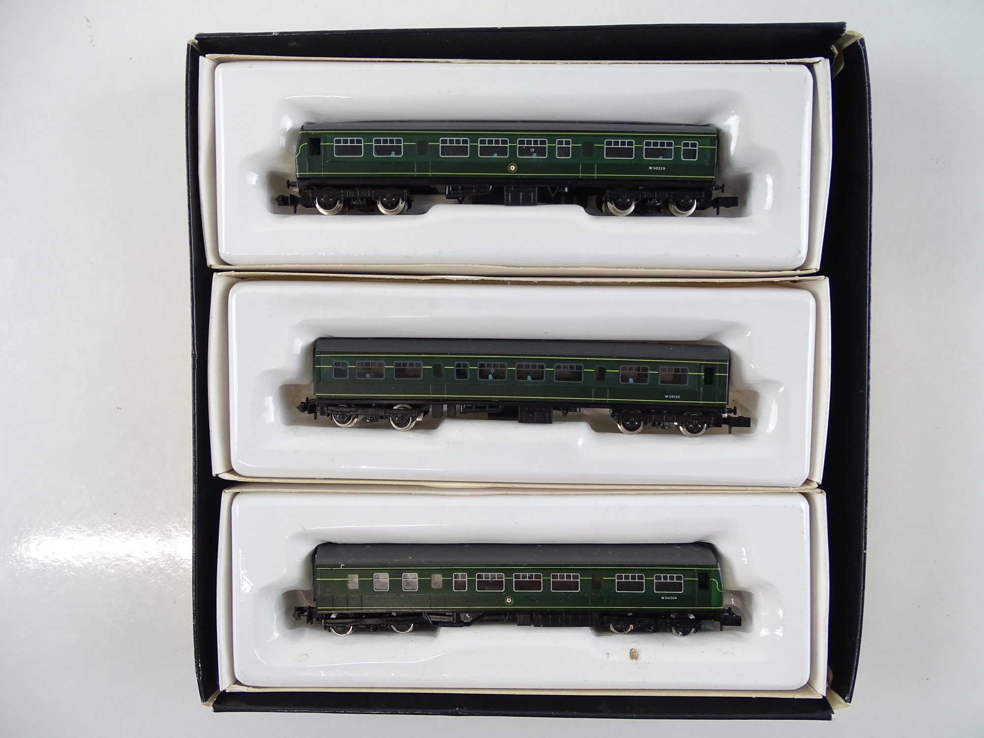 Lot 1 - A Graham Farish N Gauge 8143 3-car Class 101