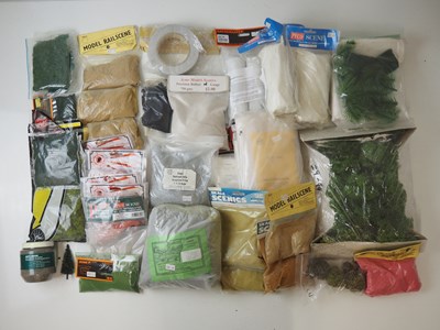Lot 468 - A large tray of OO gauge scenic materials,...