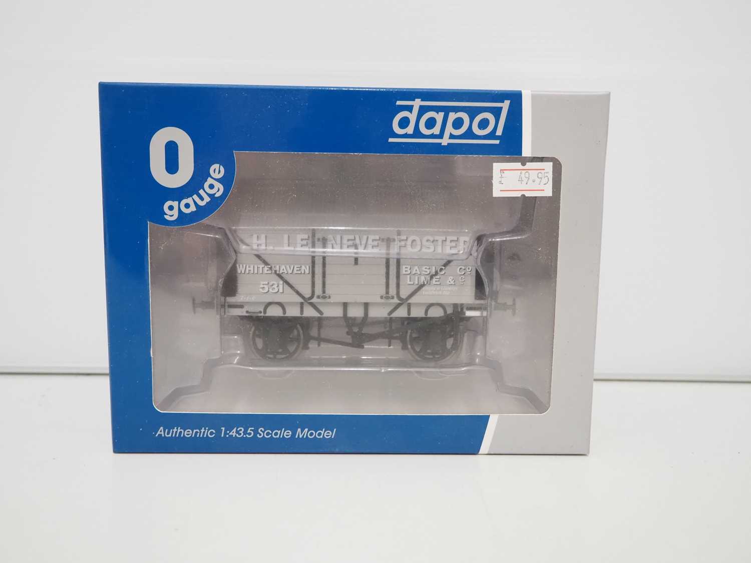 Lot 516 - A DAPOL O gauge 7F-017-001 lime wagon in H. Le...