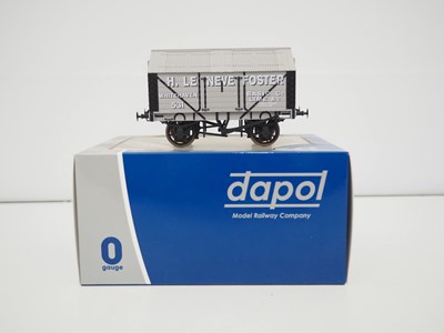 Lot 516 - A DAPOL O gauge 7F-017-001 lime wagon in H. Le...