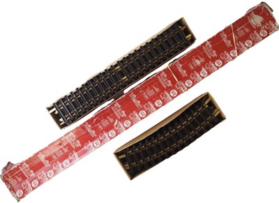 Lot 532 - A quantity of boxed LGB 45mm track comprising:...