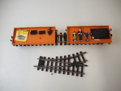 Lot 534 - A pair of LGB G scale flat wagons together...