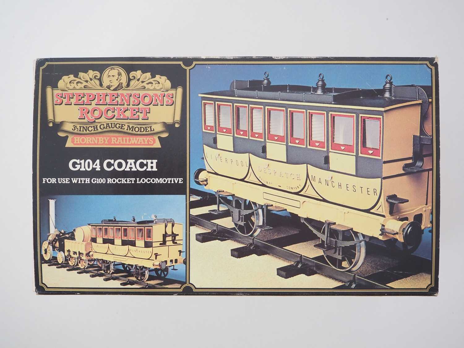 Lot 546 - A HORNBY 3.5 inch scale G104 coach as issued...