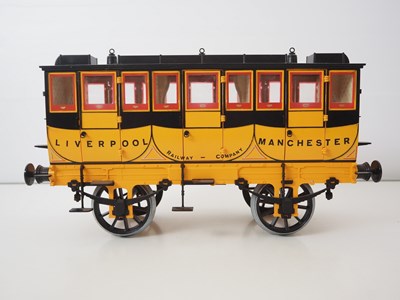 Lot 546 - A HORNBY 3.5 inch scale G104 coach as issued...