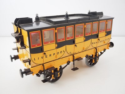 Lot 546 - A HORNBY 3.5 inch scale G104 coach as issued...